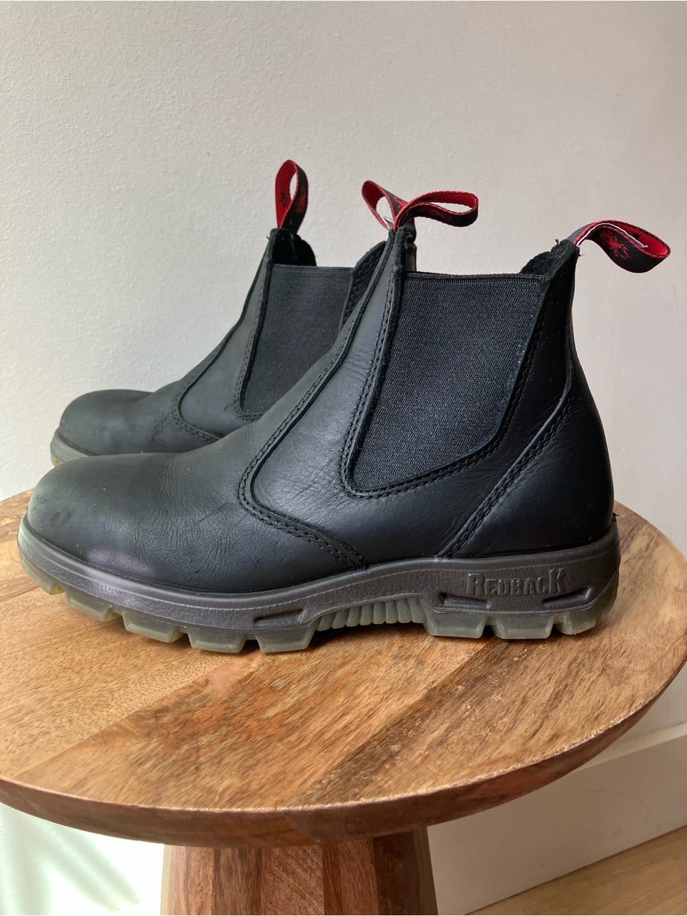 Redback Boots | Men’s Easy Escape Suede Slip On Chelsea Round Toe Work Boots - Picture 2 of 10